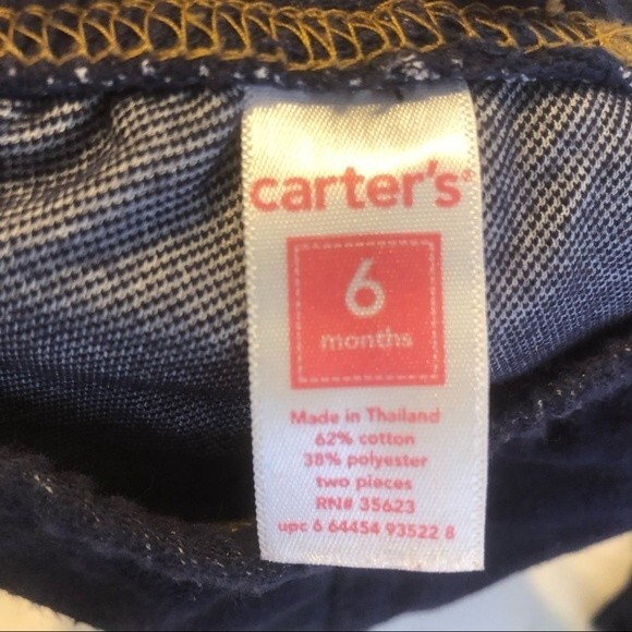 TOMMY HILFIGER CARTER'S RALPH LAUREN Bundle 6 Month Girls Pink Blue Nautical - Picture 5 of 13